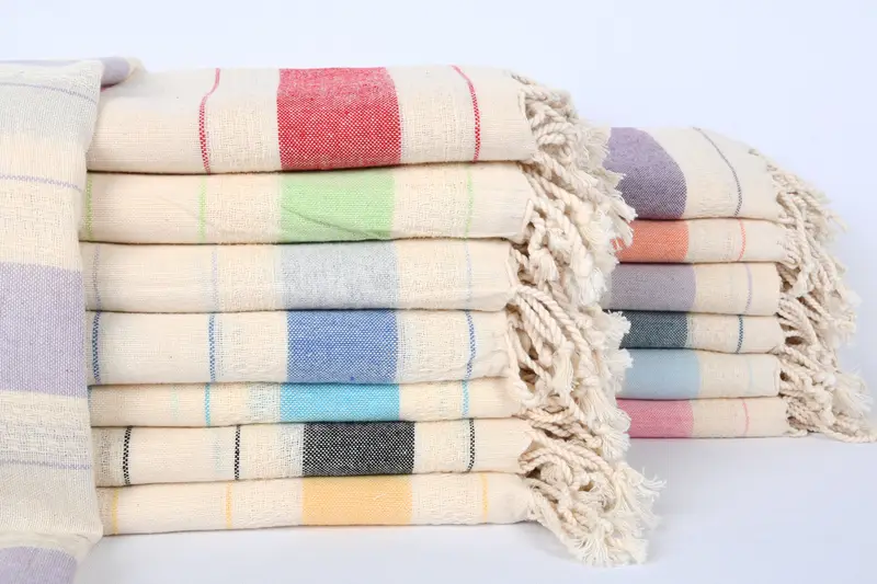 Handmade Turkish hammam towel, Bride Gift, Travel Towel, Bachelorette Party Gifts, Personalized Gift, Handmade Gift, 70x40 Cotton Geometric Towel - 1