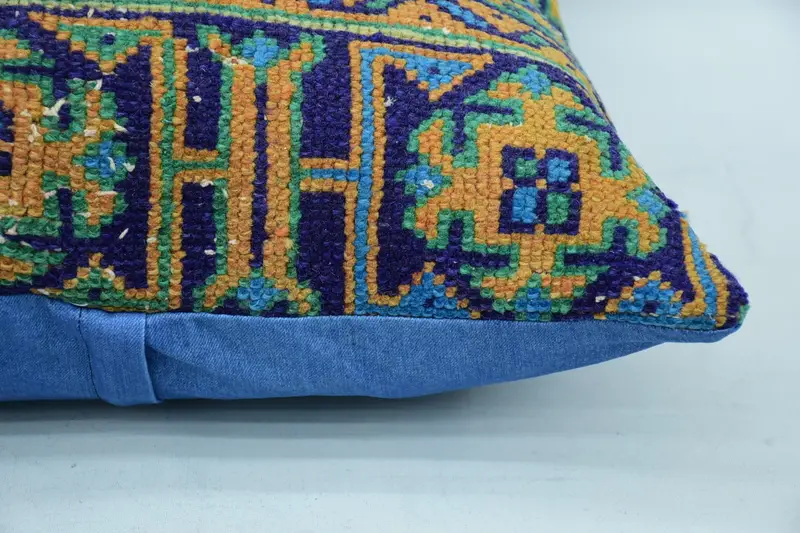 Pillow for Couch, Vintage Pillow, 28x28 Orange Cushion, Comfy Throw Cushion, Cushion Cover, Christmas Pillow Sham, Pillow for Sofa - 4