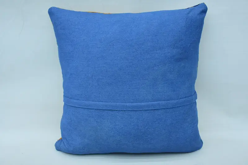 Pillow for Couch, Vintage Pillow, 28x28 Orange Cushion, Comfy Throw Cushion, Cushion Cover, Christmas Pillow Sham, Pillow for Sofa - 6