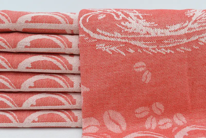Turkish Hand Towel, 28x20 Cotton Coffee Patterned Towel, Monogram Towels, Bachelorette Gifts, Personalized Gifts, Kitchen Towel, Bachelorette Towel - 2