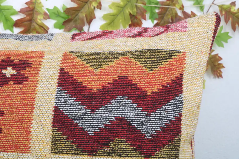 Pillow Cover, Home Decor Pillow, Gift Pillow, Boho Pillow Sham Cover, 24x24 Orange Cushion Cover, Customized Cushion Case, Colorful Cushion Case - 5