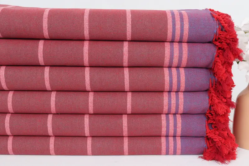 Bachelorette Party Gifts, Valentines Day Gift Idea, Summer Gift, 68x40 Cotton Striped Towel, Turkish Towel Set, Lightweight Turkish towel, Gym Towel - 3