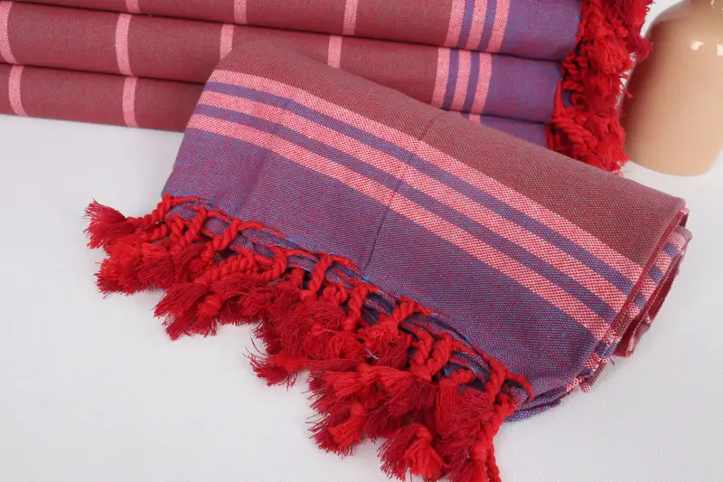 Bachelorette Party Gifts, Valentines Day Gift Idea, Summer Gift, 68x40 Cotton Striped Towel, Turkish Towel Set, Lightweight Turkish towel, Gym Towel - 4