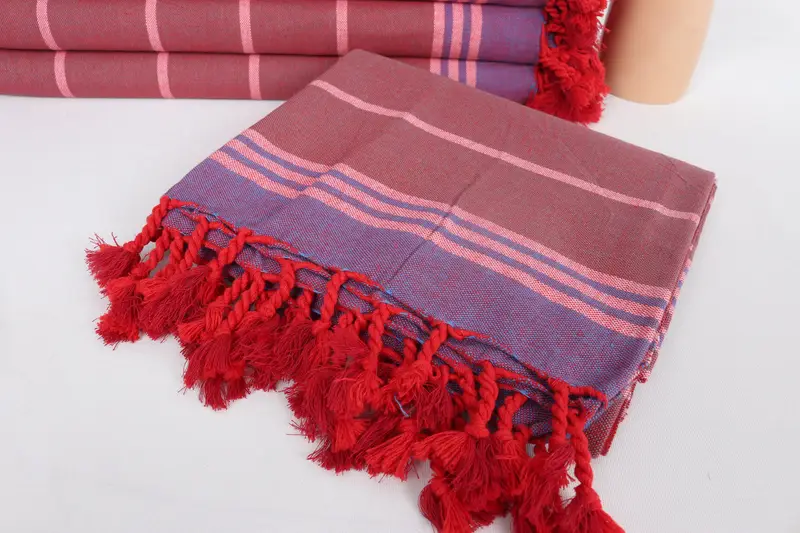 Bachelorette Party Gifts, Valentines Day Gift Idea, Summer Gift, 68x40 Cotton Striped Towel, Turkish Towel Set, Lightweight Turkish towel, Gym Towel - 5