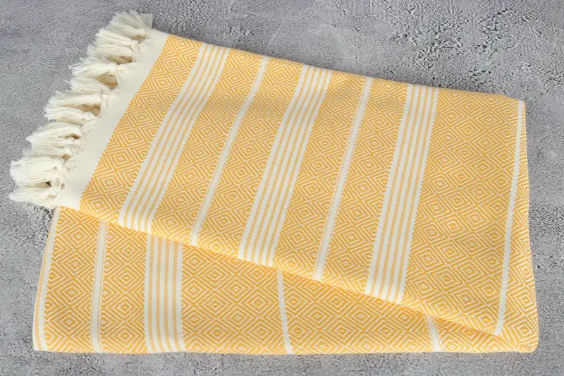 Luxury towel, Custom Wedding Gifts, 70x38 Cotton Diamond Towel, Housewarming Gift, Best Beach Towel, Towel With Name, Gift For Coworker - 6