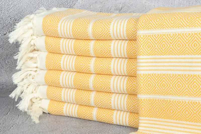 Luxury towel, Custom Wedding Gifts, 70x38 Cotton Diamond Towel, Housewarming Gift, Best Beach Towel, Towel With Name, Gift For Coworker - 1