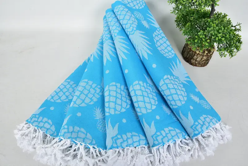 Pamuklu havlu, düğün hediyesi, yoga havlu, kumsuz havlu, özel hediyeler, peshtemal havlu, plaj teması düğün hediyesi, havuz kenarında saçaklı Türk havlu - 4