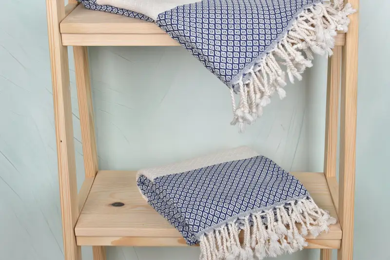 Cute Beach Towel, Turkish beach towel, Organic Turkish towel, Soft towel, Bulk Order Towel, Custom Name Towel, Gift Towel, 70x36 Linen Diamond Towel - 5