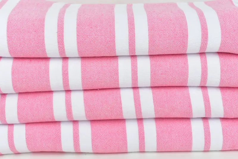 Quick-Dry Beach Towel, Gym Towel, Best Friend Christmas Gift, Peshtemal Towel, Bachelor Gifts, 68x36 Cotton Striped Terry Towel, Summer Towel - 2
