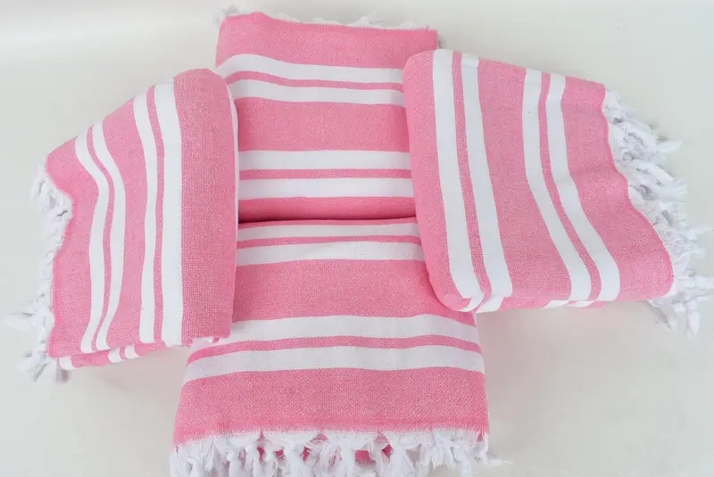 Quick-Dry Beach Towel, Gym Towel, Best Friend Christmas Gift, Peshtemal Towel, Bachelor Gifts, 68x36 Cotton Striped Terry Towel, Summer Towel - 6