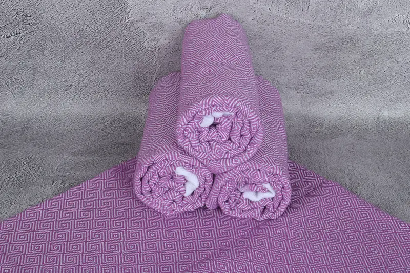 Eco-friendly Turkish peshtemal towel, 70x40 Cotton Diamond Towel, Peshtemal Towel, Family Gift, Custom Towel, Soft towel, Monogrammed Turkish Towel - 7