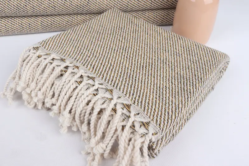 Absorbent Turkish towel, Kids Beach Towel, 70x40 Cotton Chevron Towel, Wedding Gift, Home Decor Towel, Large Turkish Towel, Wedding Anniversary Gift - 5