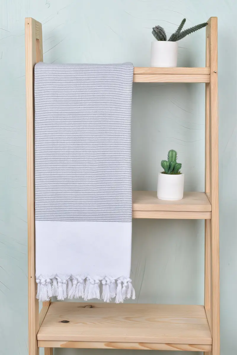 Personalized Gift, Turkish hand towel, Organic Towel, Friends Beach Towel, Custom Beach Towel, 70x40 Cotton Striped Towel, Bachelorette Party Favor - 8