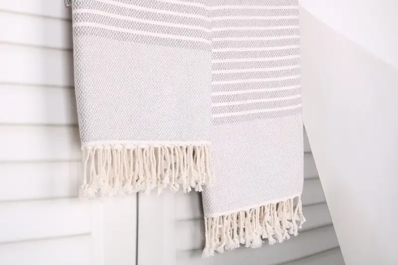 Turkish towel bulk order for wedding gifts, Quick-dry peshtemal, Best Friend Gift Ideas, Luxury towel, 76x40 Cotton Striped Towel, Absorbent towel - 15