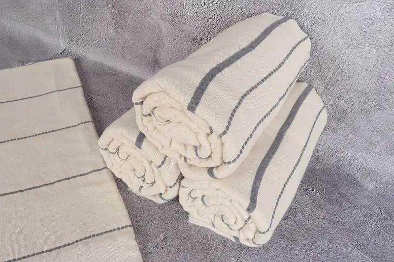 Housewarming Gift, Spa Towel, Fouta towel, Peshtemal Towel, 70x40 Cotton Striped Towel, Towel With Name, House Warming Gift, Custom Wedding Towel - 8