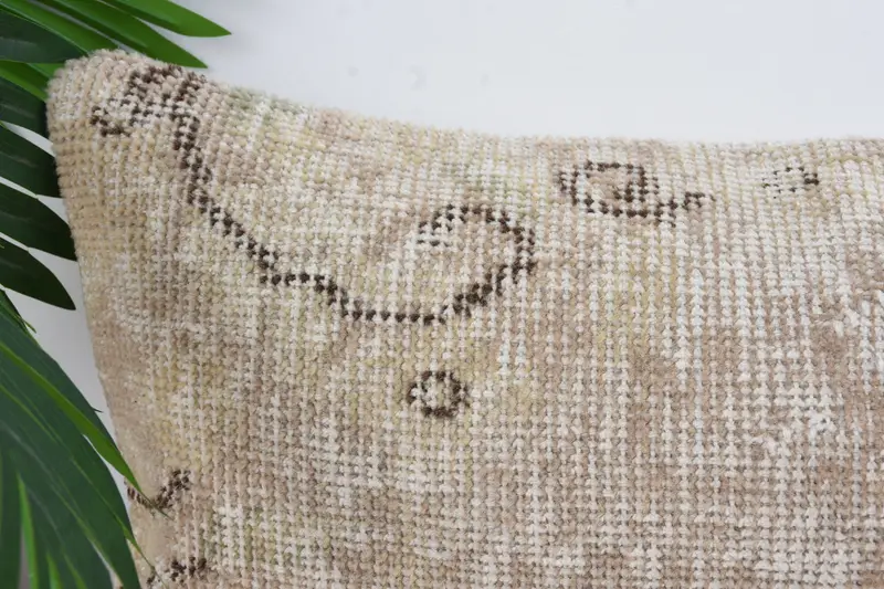 Throw Kilim Pillow, Turkish Kilim Pillow, Pillow, Vintage Pillow, 12x48 Gray Cushion Cover, Vintage Kilim Pillow Pillow Sham - 2