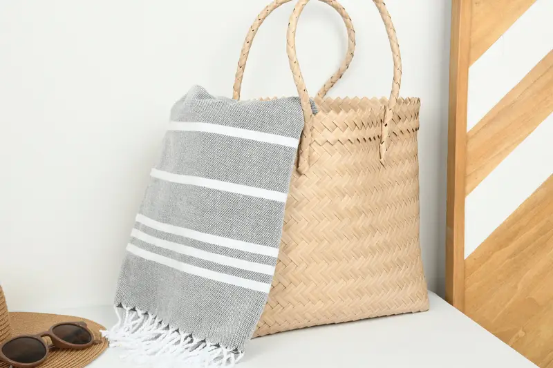 Bachelor Gifts, Fringed Turkish towel for poolside, 70x40 Cotton Striped Towel, Wedding For Favor, Custom Name Towel, Gift For Her, Fouta towel - 8