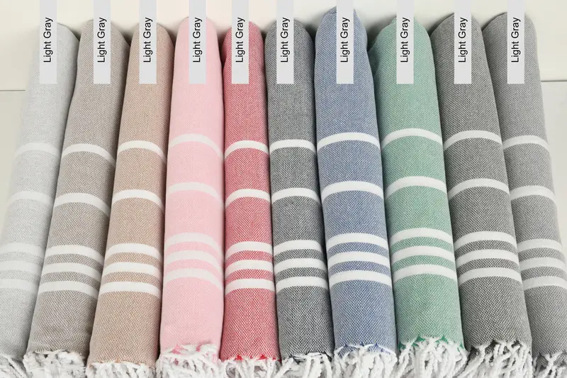 Bachelor Gifts, Fringed Turkish towel for poolside, 70x40 Cotton Striped Towel, Wedding For Favor, Custom Name Towel, Gift For Her, Fouta towel - 1