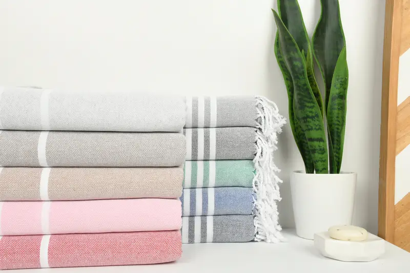 Bachelor Gifts, Fringed Turkish towel for poolside, 70x40 Cotton Striped Towel, Wedding For Favor, Custom Name Towel, Gift For Her, Fouta towel - 2
