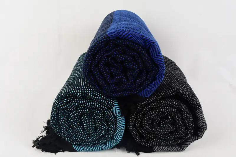 96x80 Cotton Diamond Towel, Aesthetic Blanket, Couch Throw Blanket, Decorative Blanket, Beach Wedding Favor, Woven Throw Blanket, Personalized Gifts - 8
