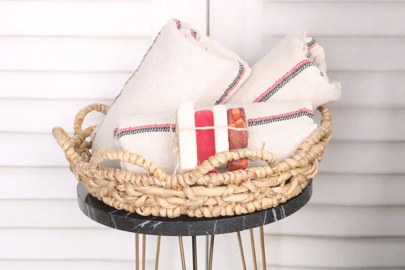 Bachelor Gift, Bachelorette Gifts, Embroidered Towel, Thin and lightweight Turkish peshtemal, Lightweight Turkish towel, 70x36 Linen Striped Towel - 4