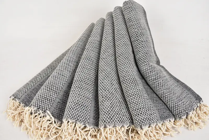 Holiday Towel, Gift Boxes Towel, Turkish Towel Set, Gift For Him, Absorbent towel, Lightweight Turkish towel, 64x38 Cotton Geometric Towel - 4
