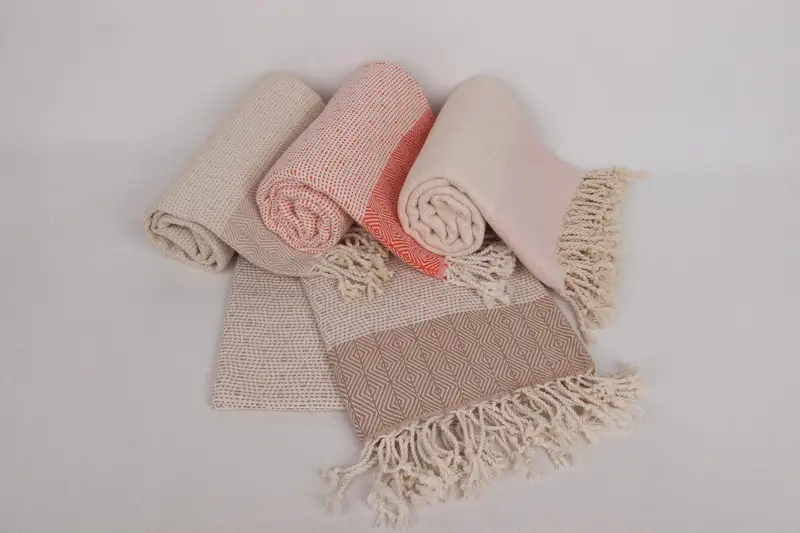 70x40 Cotton Diamond Towel, Turkish bath towel, Lightweight Turkish towel for beach, Employee Gifts, Personalized Wedding Gift, Best Friend Gift - 5