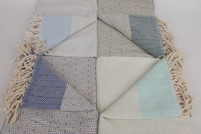 70x40 Cotton Diamond Towel, Turkish bath towel, Lightweight Turkish towel for beach, Employee Gifts, Personalized Wedding Gift, Best Friend Gift - 4
