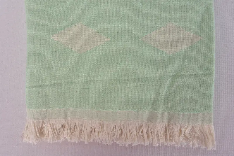 Toalla bordada, toalla de algodón, monograma de toalla de playa, favores de despedida de soltera, toalla geométrica de algodón 70x40, toalla decorativa, regalo para la novia - 8