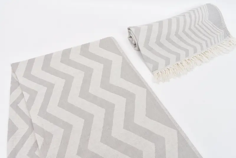 40x24 Cotton Zigzag Design Towel, Organic Towel, Monogram Kitchen Towel, Monogrammed Hand Towel, Personalized Kitchen Towel, Welcome Wedding Gift - 8