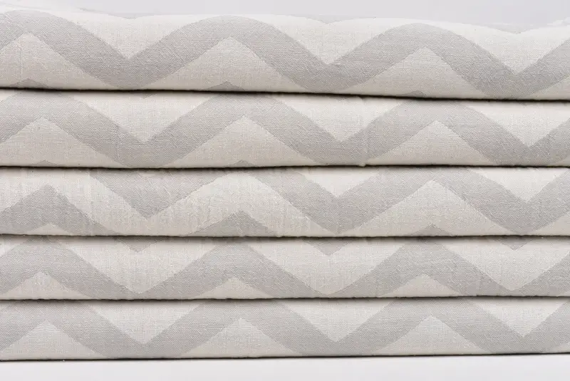 40x24 Cotton Zigzag Design Towel, Organic Towel, Monogram Kitchen Towel, Monogrammed Hand Towel, Personalized Kitchen Towel, Welcome Wedding Gift - 3
