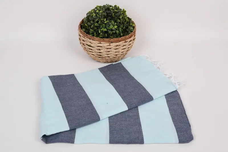 Bachelorette Gifts, Turkish hand towel, 70x40 Cotton Striped Towel, Fringed Turkish towel for poolside, Organic towel, Valentines Day Gift For Him - 5