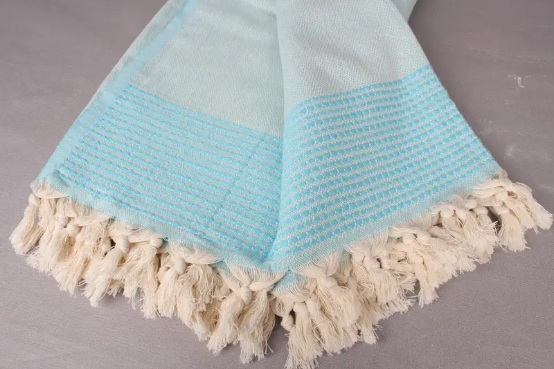 Bridesmaid Gifts, Custom Wedding Gifts, 96x92 Cotton Striped Towel, Bachelorette Party Favors, Gift For Bride, Turkish Bedspread, Aesthetic Blanket - 7