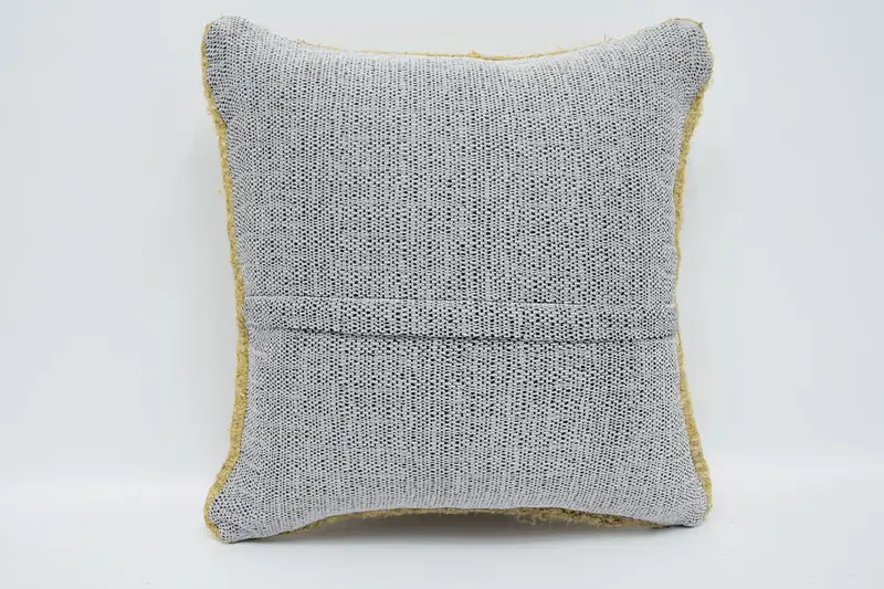 Customized Pillow Case, Cushion, Pillow for Sofa, Interior Designer Pillow, 18x18 Beige Pillow Cover, Bed Cushion Cover, Handmade Kilim Cushion - 6