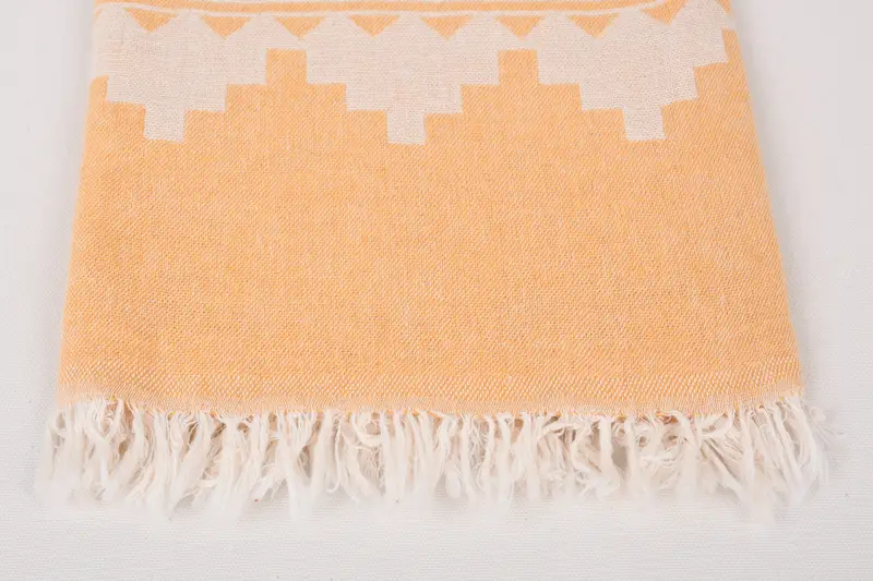 Organic Cotton Towel, 70x36 Linen Aztec Towel, Personalized Gifts, Absorbent towel, Maid Of Honor Gift, Decorative Towel, Sand-resistant towel - 4