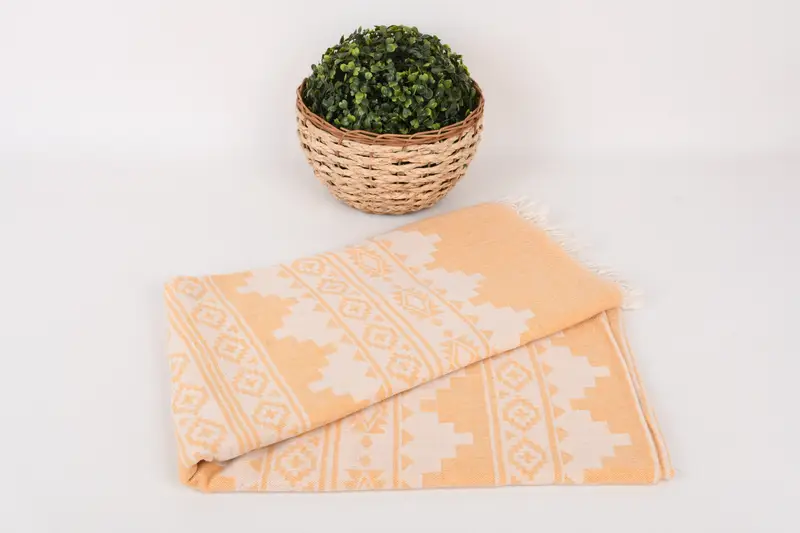 Organic Cotton Towel, 70x36 Linen Aztec Towel, Personalized Gifts, Absorbent towel, Maid Of Honor Gift, Decorative Towel, Sand-resistant towel - 5