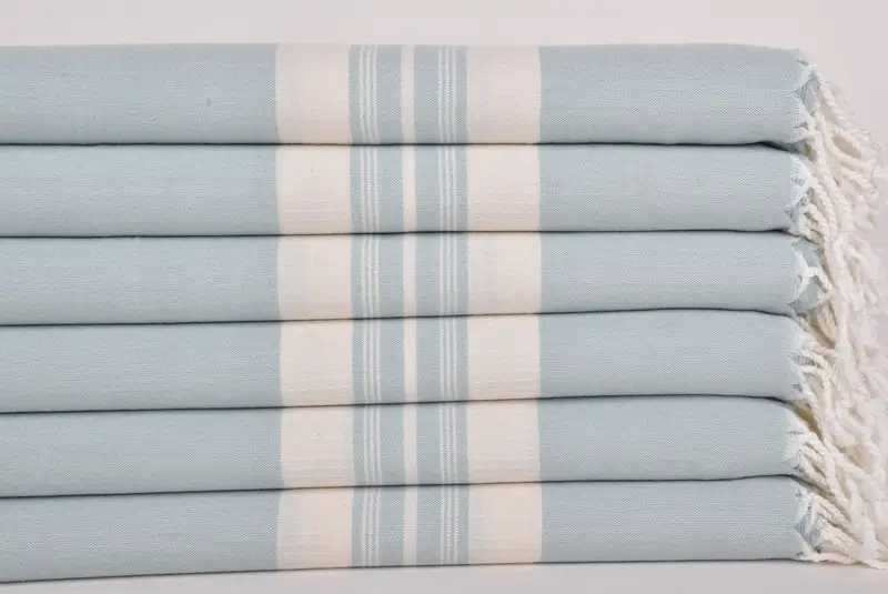 Beach towel, Merry Christmas Gifts, 60x38 Cotton Striped Towel, Eco-Friendly Turkish Towel, Bachelorette Party Gift, Beach Towel Bulk, Yoga Towel - 3