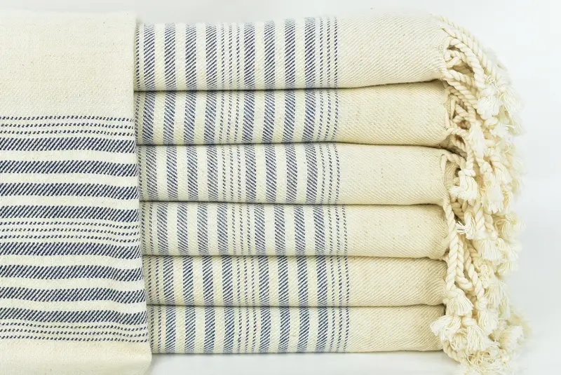 Bridesmaid Gift Towel, Turkish Towel Beach, Monogram Turkish Bath Towel, Organic towel, 80x40 Linen Striped Towel, Handmade Gift, Summer Towel - 1