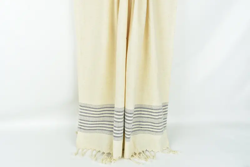 Bridesmaid Gift Towel, Turkish Towel Beach, Monogram Turkish Bath Towel, Organic towel, 80x40 Linen Striped Towel, Handmade Gift, Summer Towel - 8