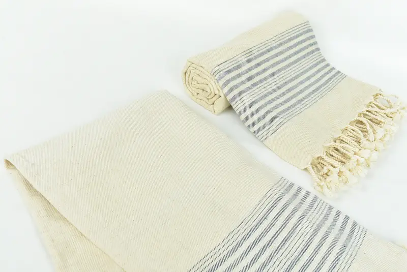 Bridesmaid Gift Towel, Turkish Towel Beach, Monogram Turkish Bath Towel, Organic towel, 80x40 Linen Striped Towel, Handmade Gift, Summer Towel - 7