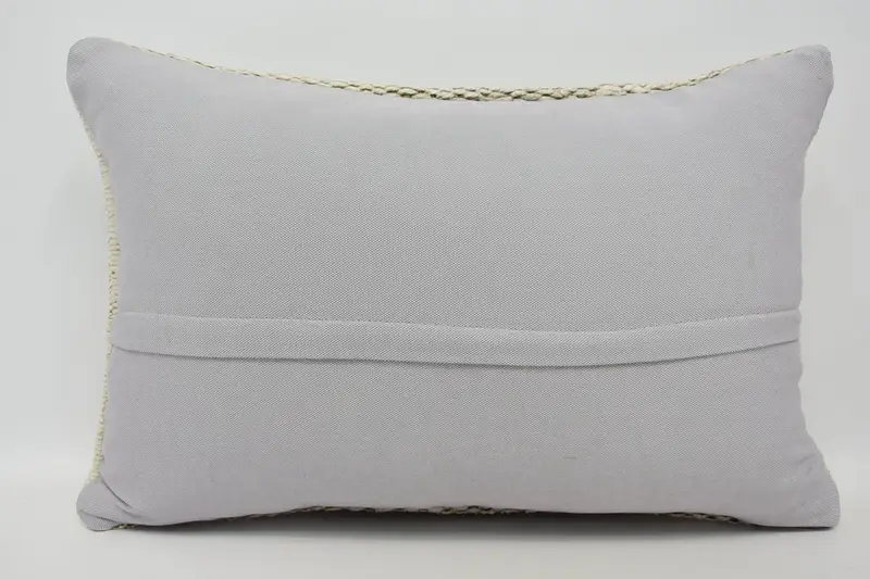 Cushion, Patio Pillow Case, 16x24 Beige Cushion Case, Kilim Pillow, Handmade Kilim Cushion, Kilim Cushion Sham, Sofa Pillow Cover - 6