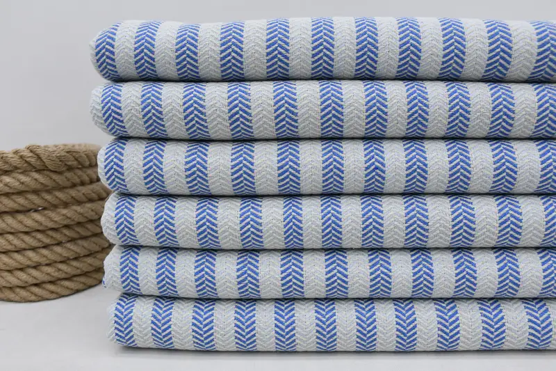 Embroidery Towels, Lightweight Turkish towel, Guest Towel, Turkish Towel USA, Bachelorette Gifts, Spa Towel, 70x40 Cotton Herringbone Towel - 3