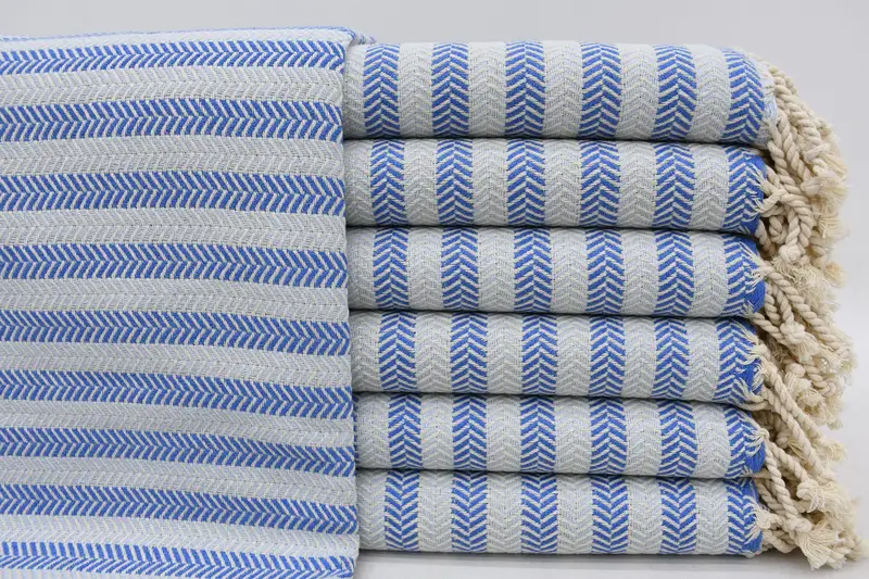Embroidery Towels, Lightweight Turkish towel, Guest Towel, Turkish Towel USA, Bachelorette Gifts, Spa Towel, 70x40 Cotton Herringbone Towel - 1