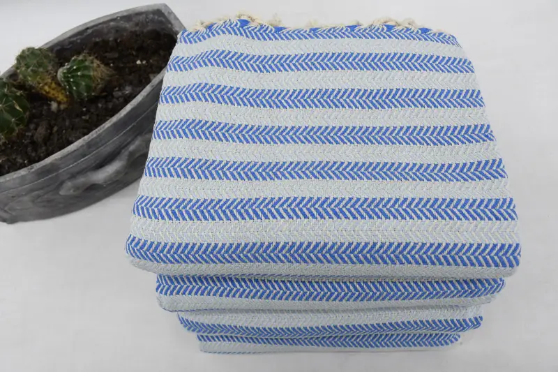 Embroidery Towels, Lightweight Turkish towel, Guest Towel, Turkish Towel USA, Bachelorette Gifts, Spa Towel, 70x40 Cotton Herringbone Towel - 5