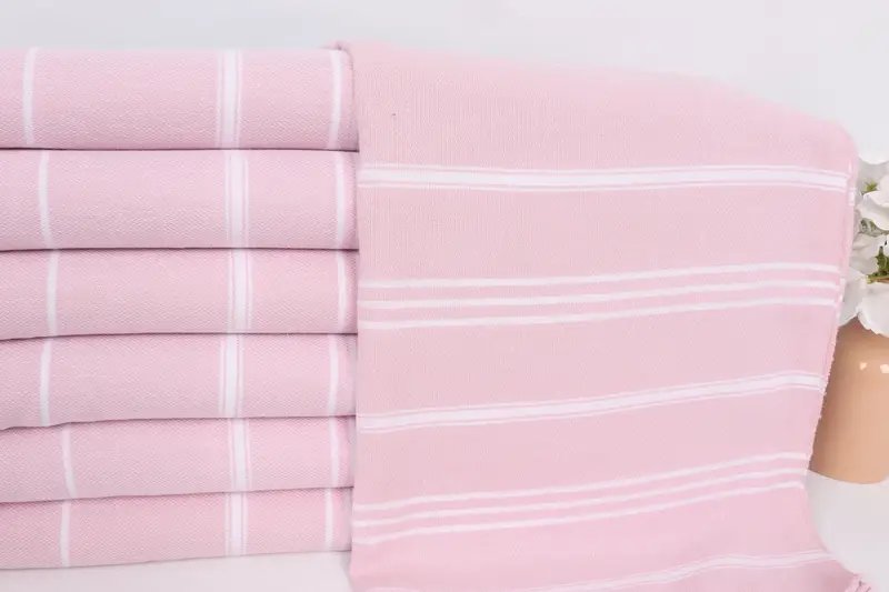 Xmas Gifts, Bathroom Towels, Holiday Towel, Maid Of Honor Gift, Turkish Hand Towel, Kitchen Towel, Gift For Wedding Day, 40x24 Cotton Striped Towel - 2
