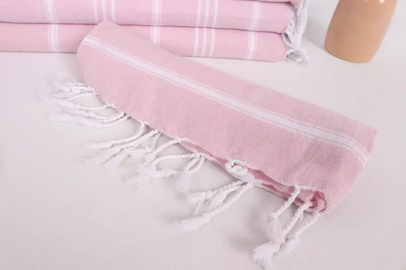 Xmas Gifts, Bathroom Towels, Holiday Towel, Maid Of Honor Gift, Turkish Hand Towel, Kitchen Towel, Gift For Wedding Day, 40x24 Cotton Striped Towel - 4