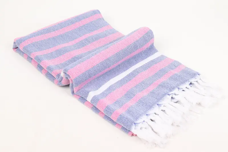 Sand-free towel, Quick-dry peshtemal, Scarf Towel, Oversized Beach Towel, Bridesmaid Proposal Gift, Large Turkish Towel, 70x40 Cotton Striped Towel - 6
