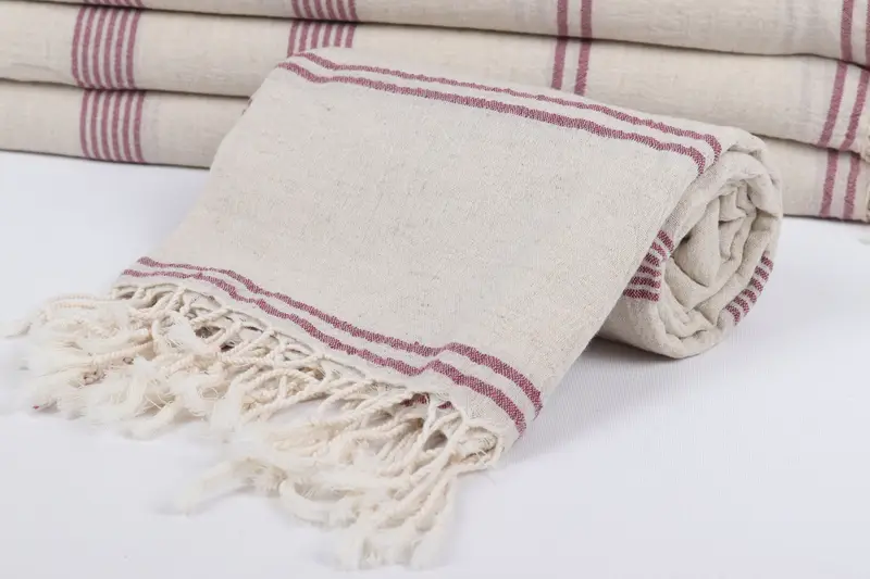 Scarf Towel, Peshtemal Towel, Best Friend Wedding Gift, Valentines Day Gift Idea, Bachelorette Gifts, Personalized Gift, 80x36 Cotton Striped Towel - 4