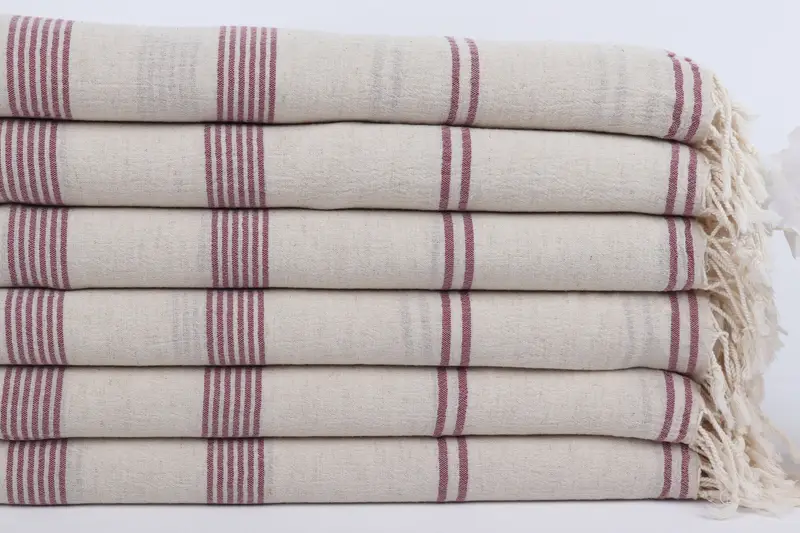 Scarf Towel, Peshtemal Towel, Best Friend Wedding Gift, Valentines Day Gift Idea, Bachelorette Gifts, Personalized Gift, 80x36 Cotton Striped Towel - 3