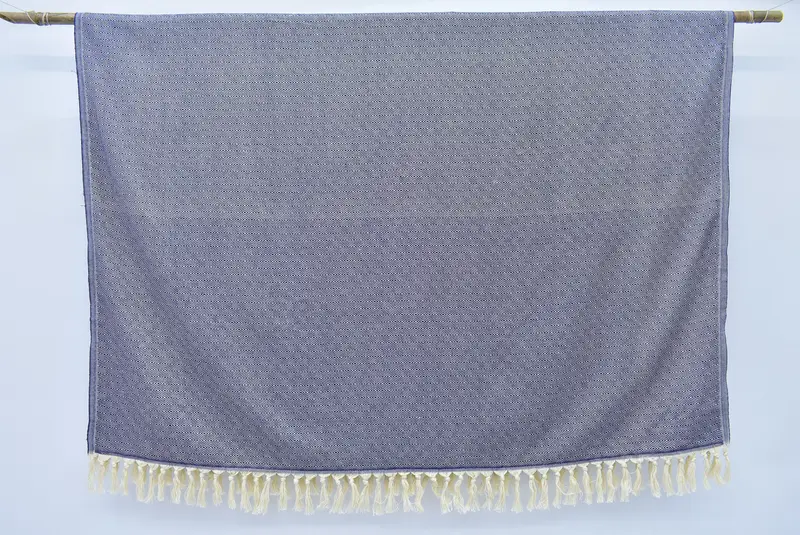 Throw Blanket, Custom Blanket, Bridesmaid Proposal Gift, Personalized Gifts, 96x80 Cotton Diamond Towel, Turkish Towel Blanket, Gift For Wedding Day - 3